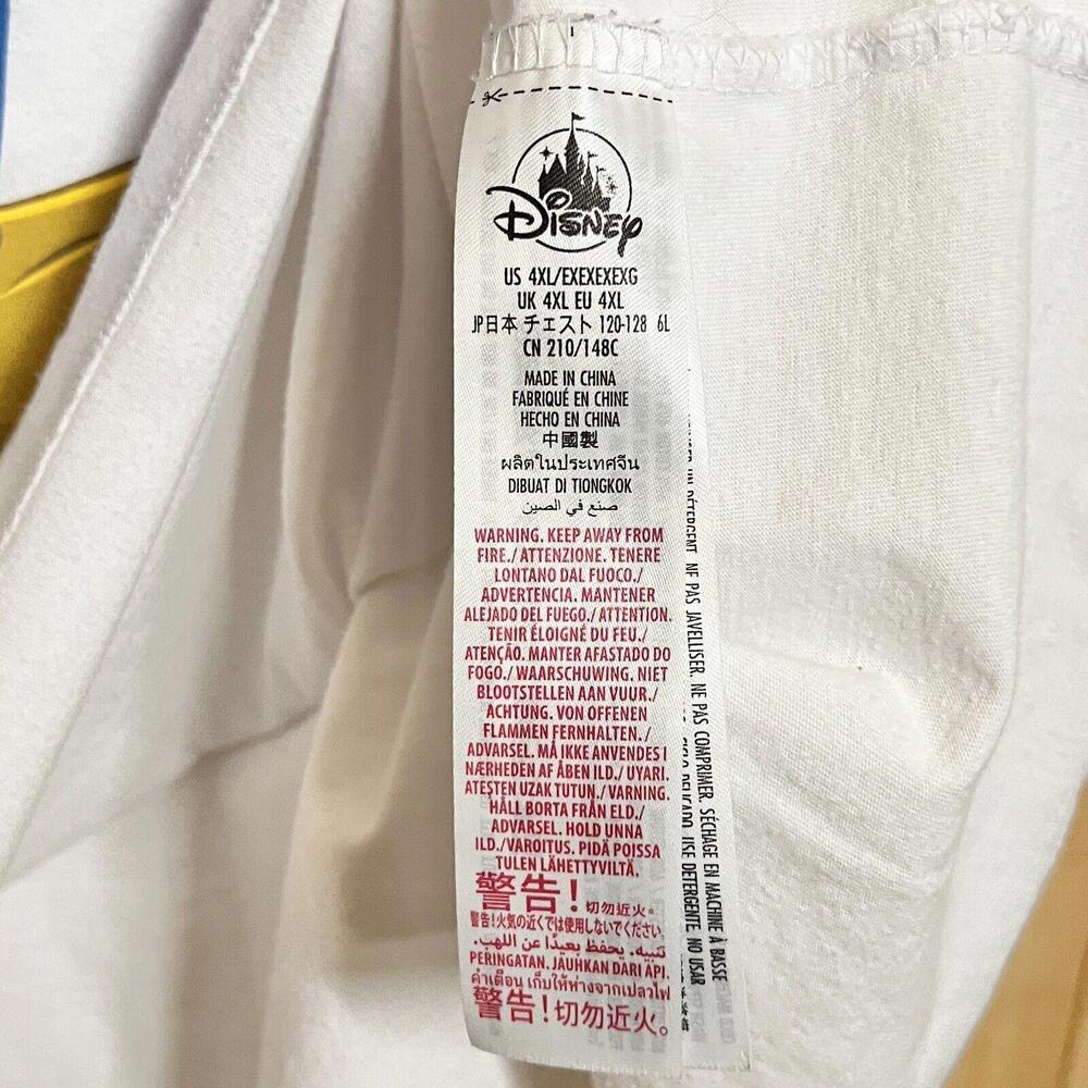 Disney Walt Disney World 50th Anniversary T Shirt Mickey White Sz 4XL Distressed - Picture 6 of 9